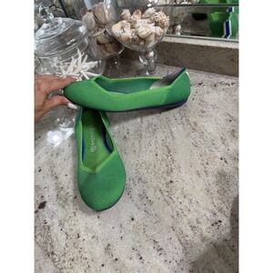 Rothy's The Flat Jelly Bean Green RARE Women's 11.5 Limited Edition